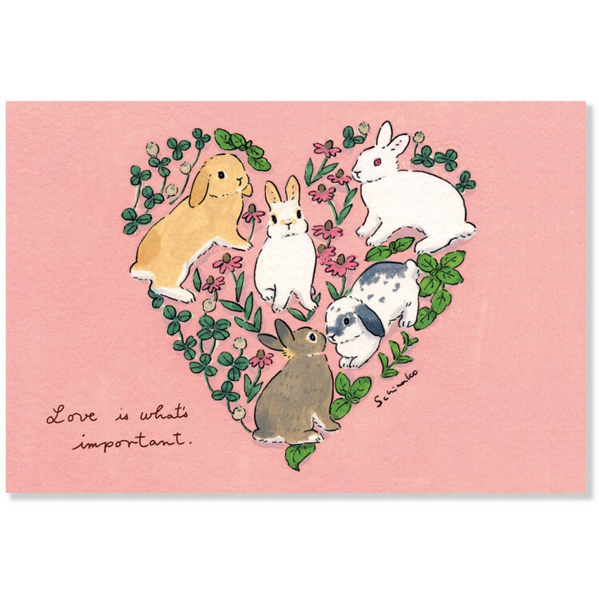 Postkarte - Shinako Moriyama - Daily Life with Rabbits