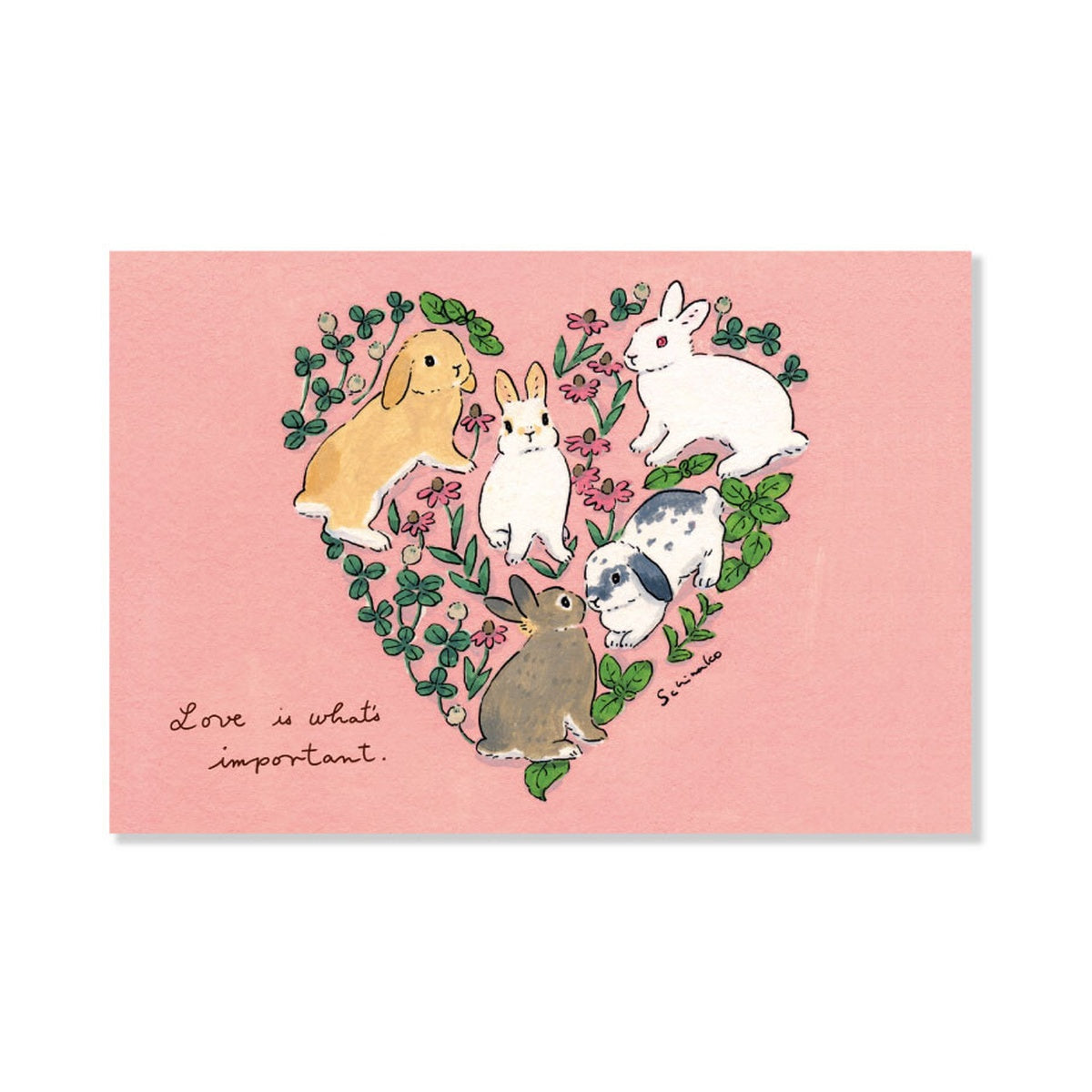 Postkarte - Shinako Moriyama - Daily Life with Rabbits