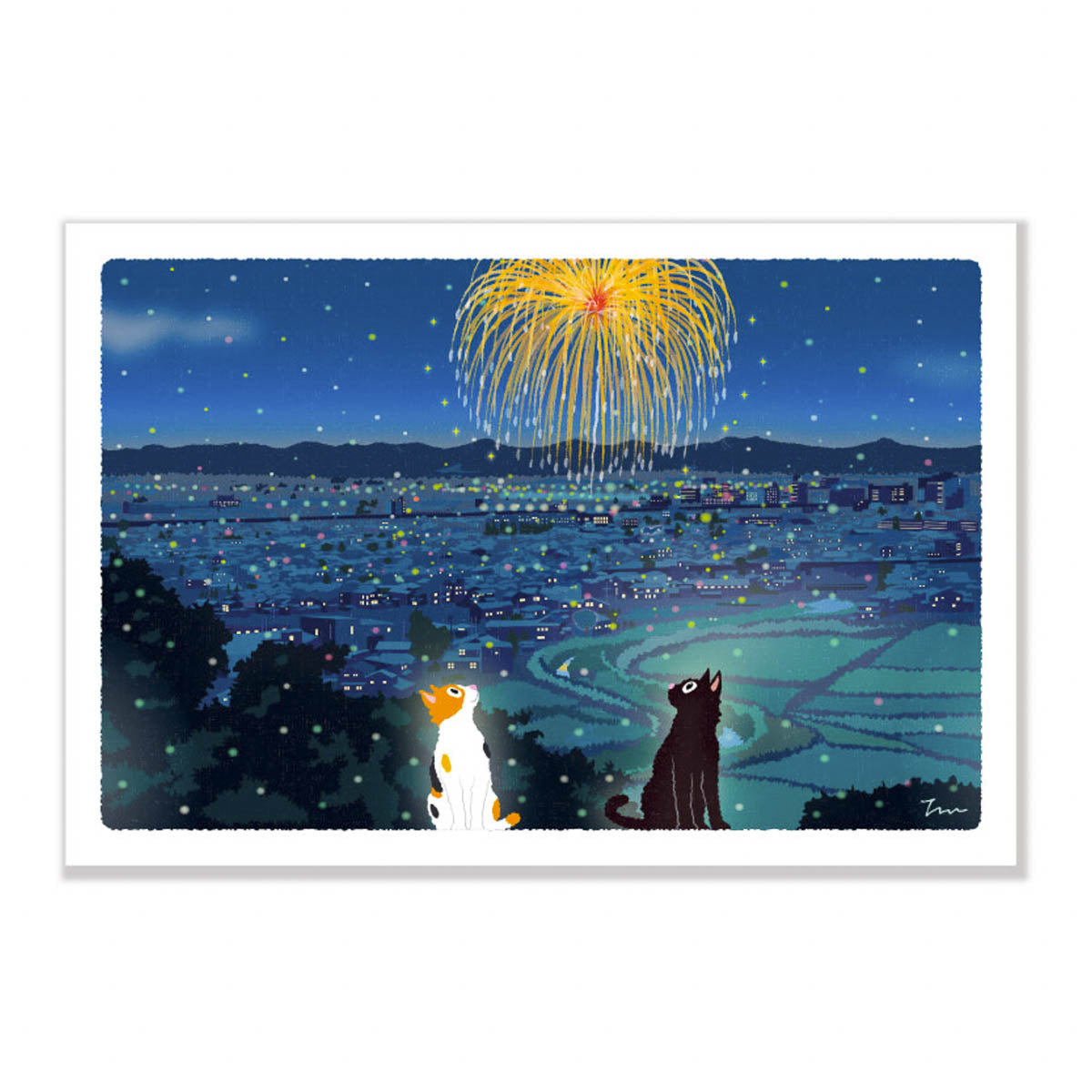 Postkarte - Travel Cat - Summer