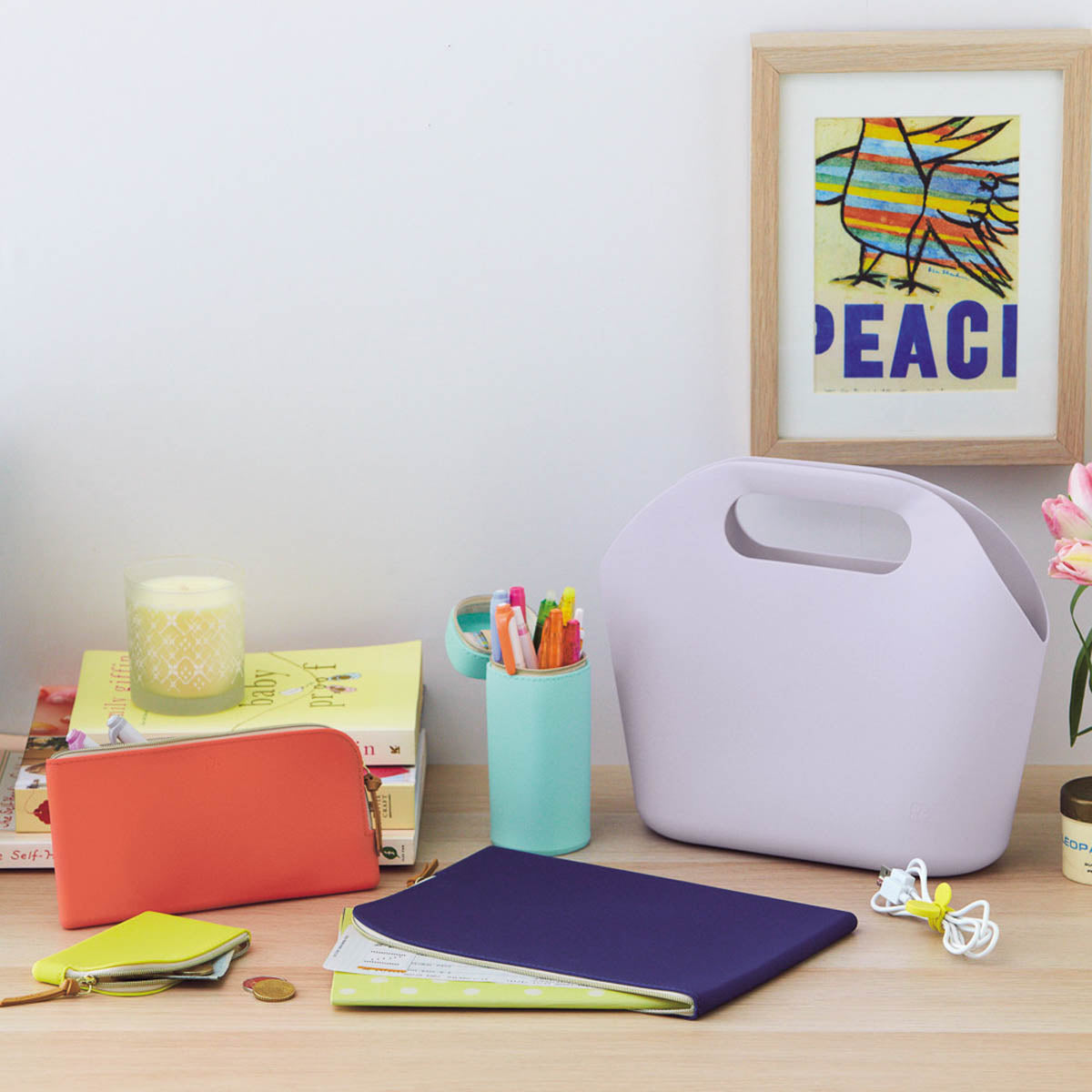 Federtasche LIHIT LAB - Bloomin - Standing Pencil Case