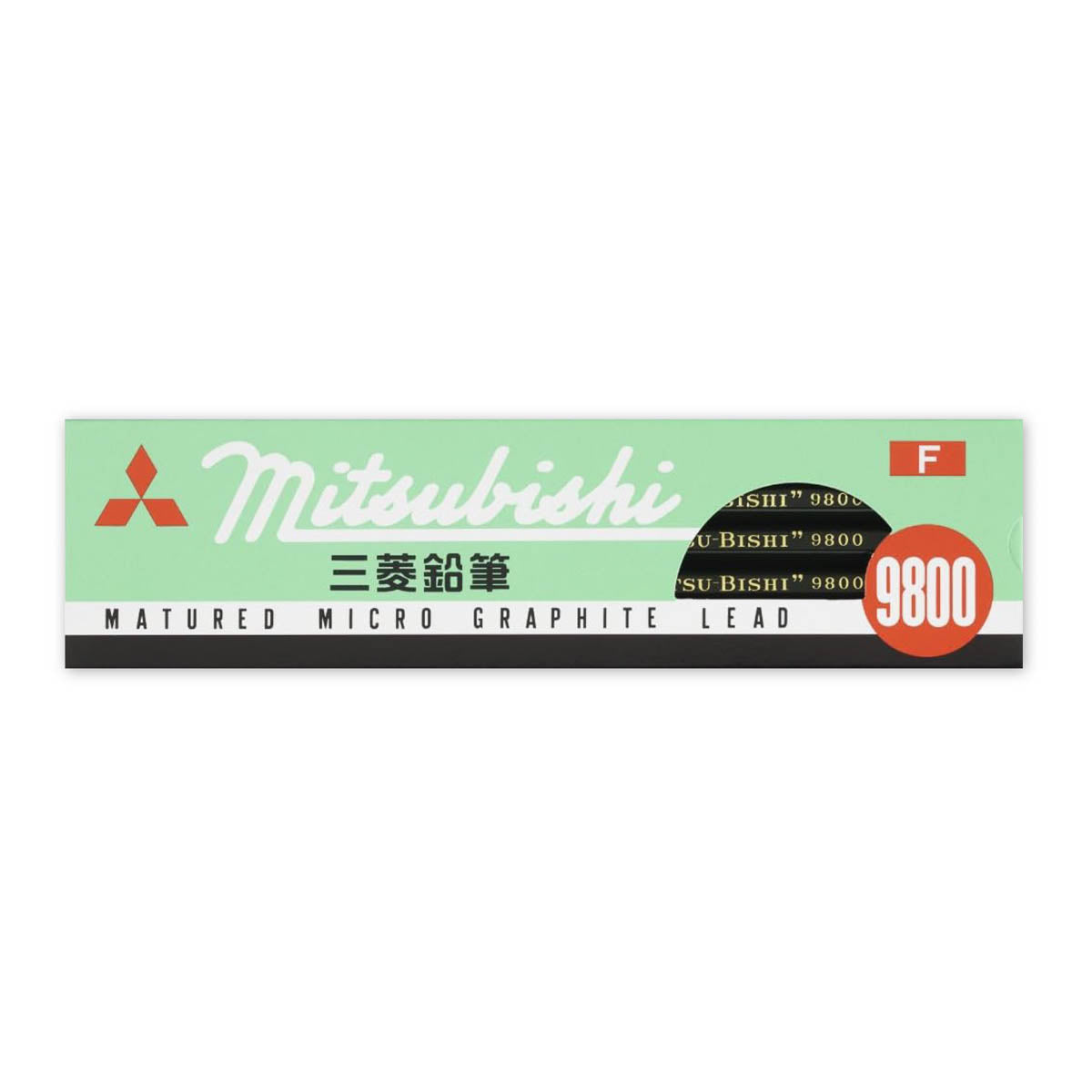 Bleistift - Uni Mitsubishi Pencil - 9800 - Office Pencil - 12 Stifte Set