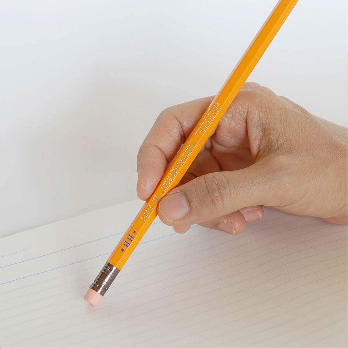 Bleistift - Uni Mitsubishi Pencil - 9852 - Office Pencil mit Radiergummi - 12 Stifte Set