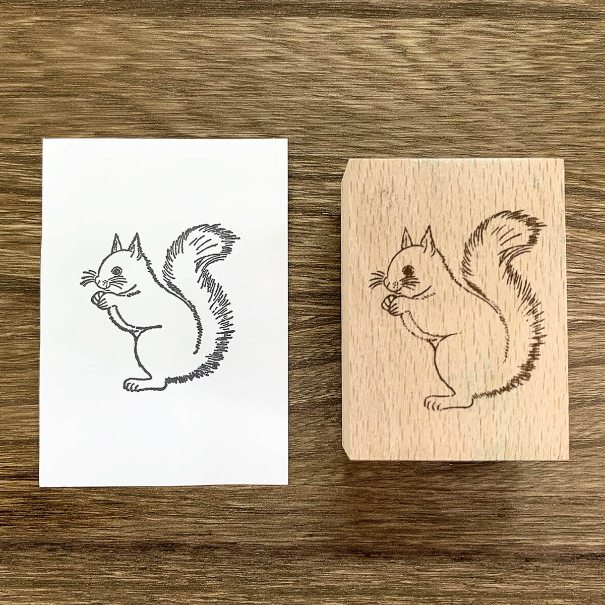 Stempel (Gummi) - Animals (square)