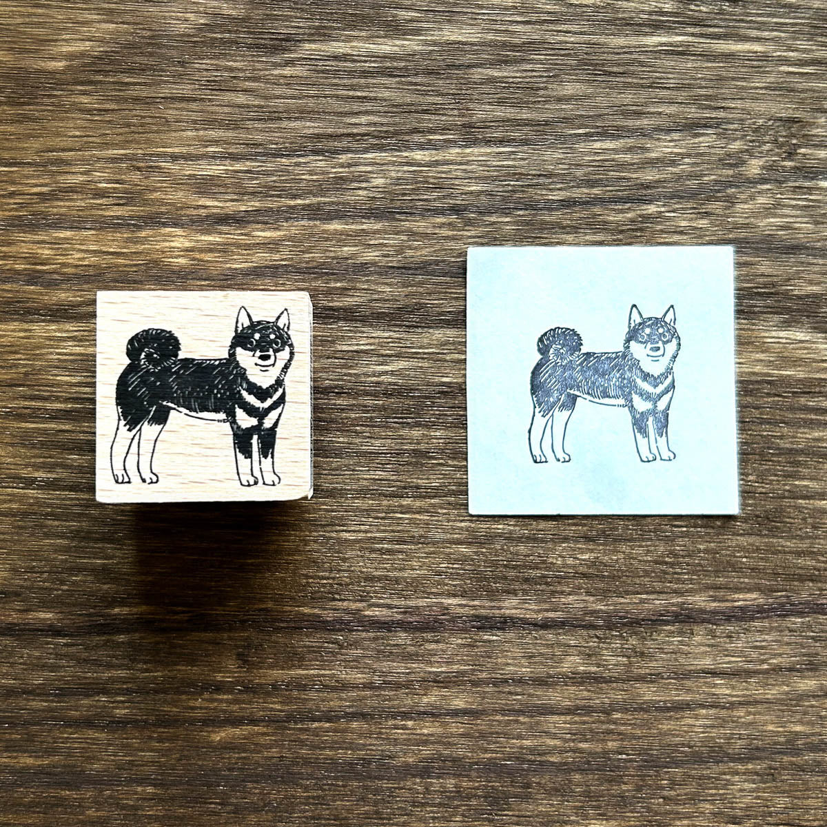 Stempel (Gummi) - Animals (square)
