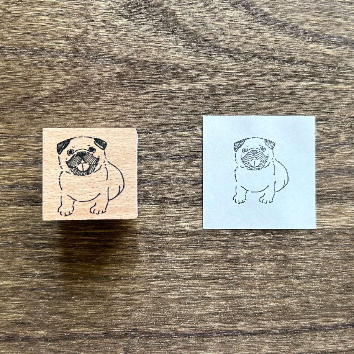 Stempel (Gummi) - Animals (square)