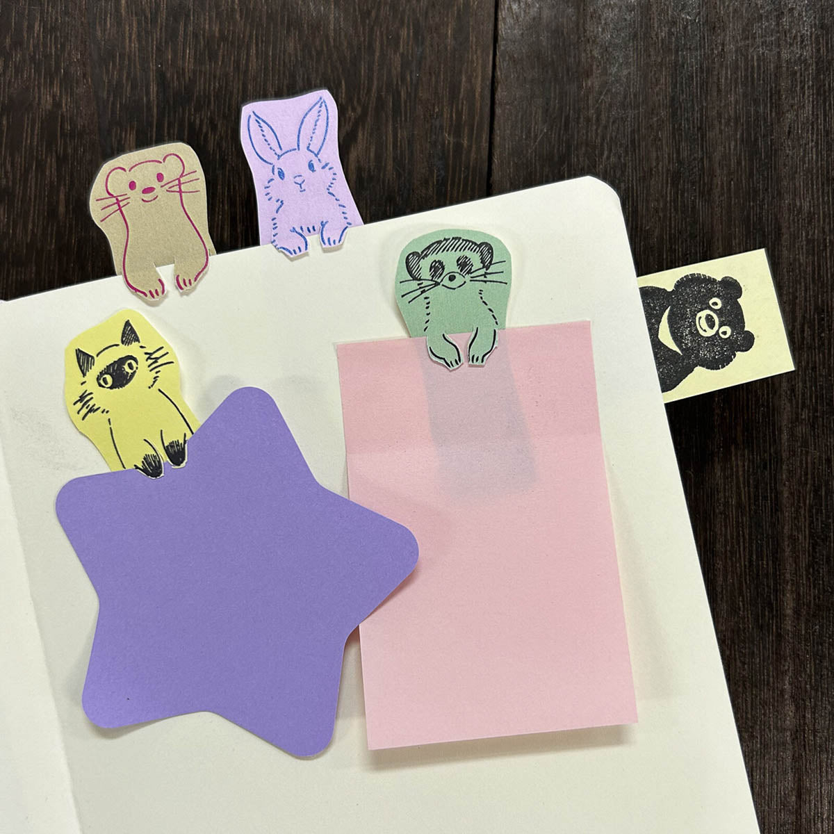 Stempel (Gummi) - Animals (standing)