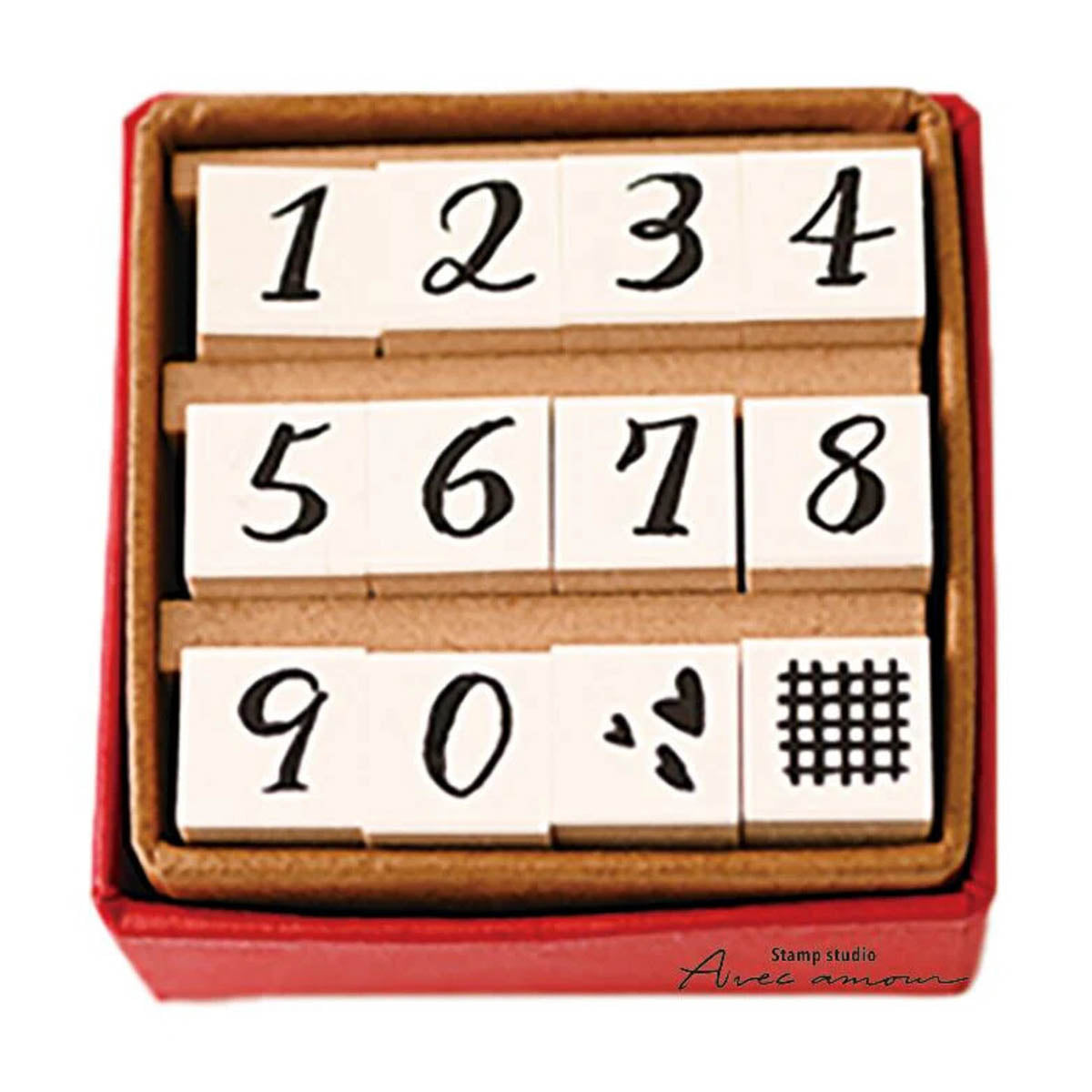 Stempel (Gummi) - Petit Numbers - Serie 1