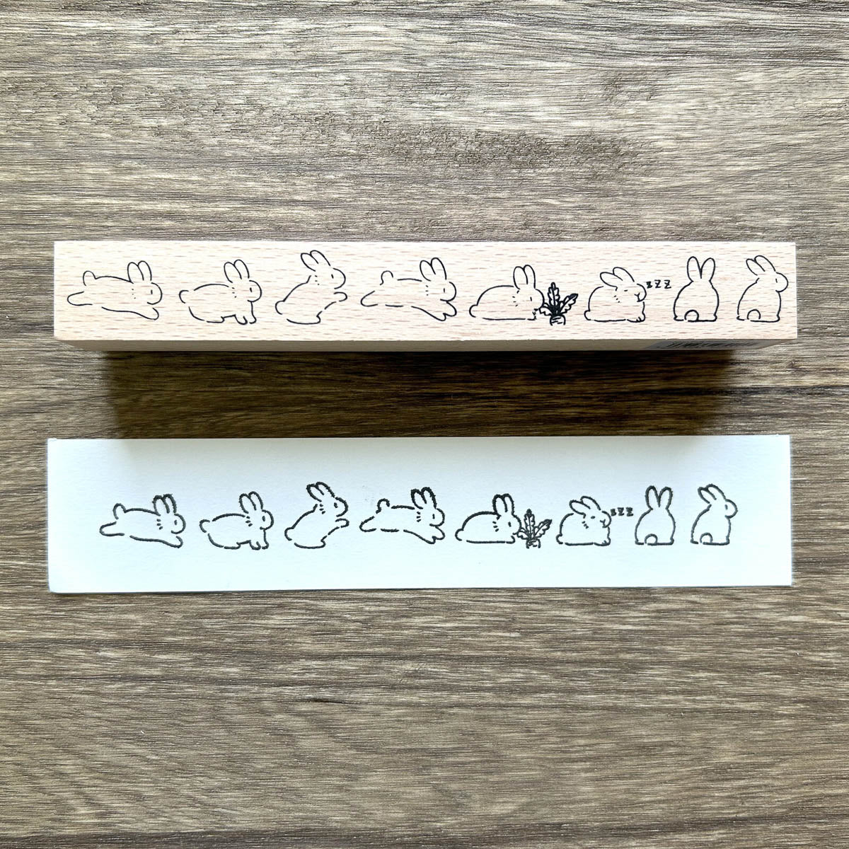 Stempel (Gummi) - Line Frame - 2024