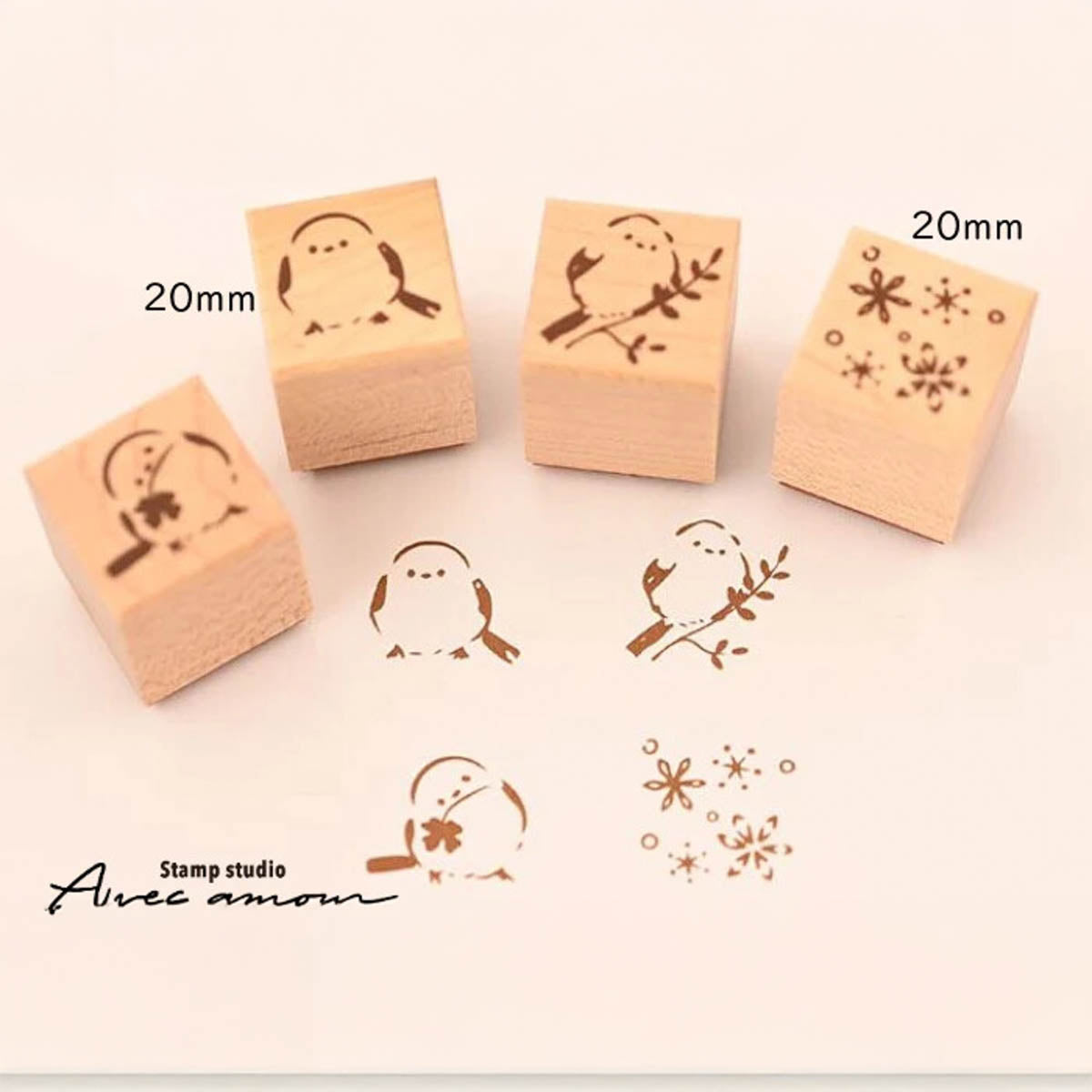 Stempel (Gummi) - Petit Stamp - Set