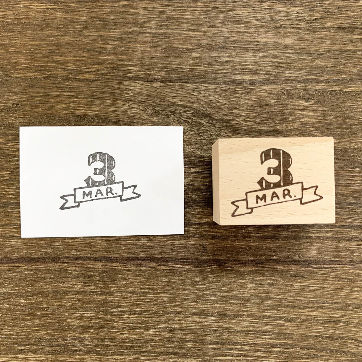 Stempel (Gummi) - Monate