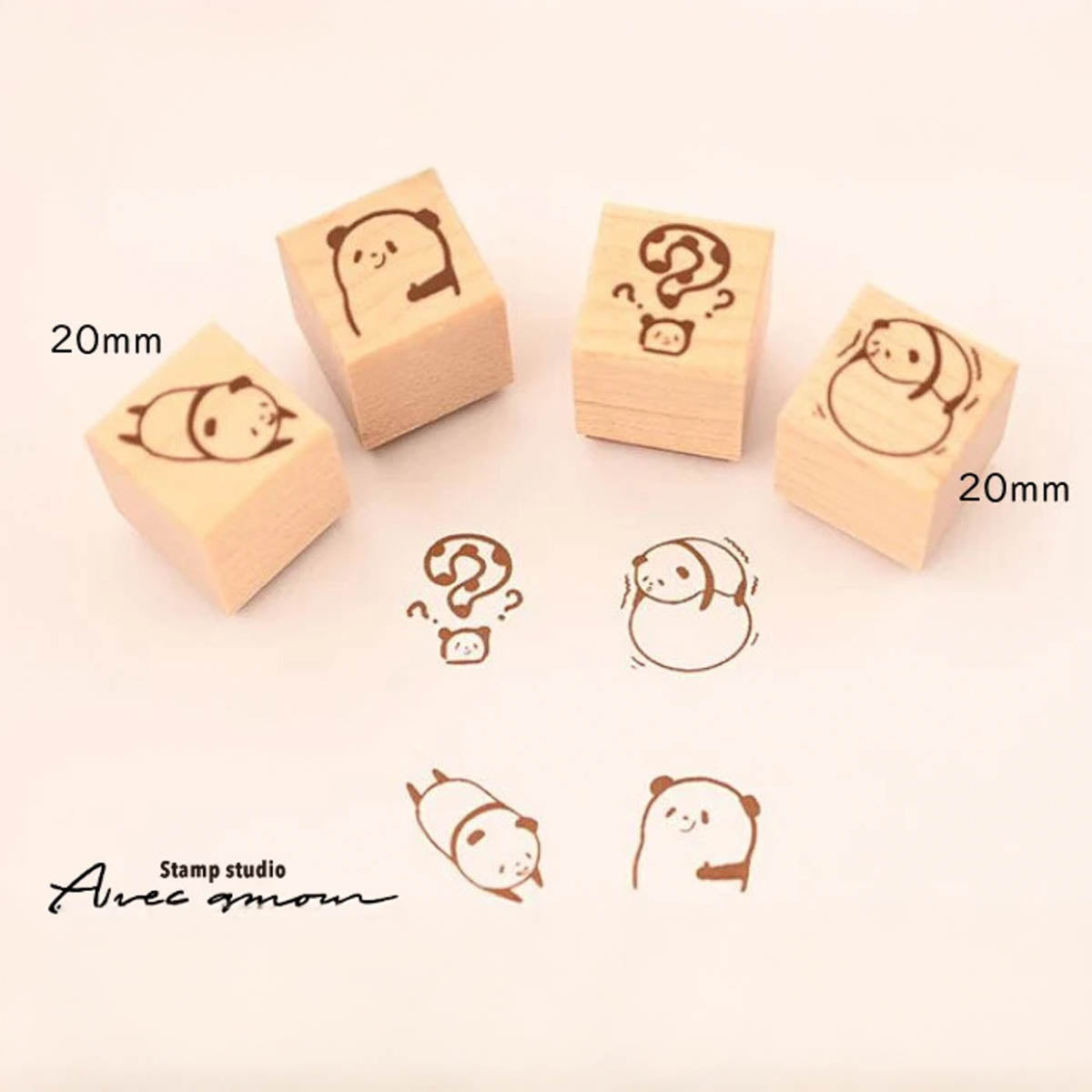 Stempel (Gummi) - Petit Stamp - Set