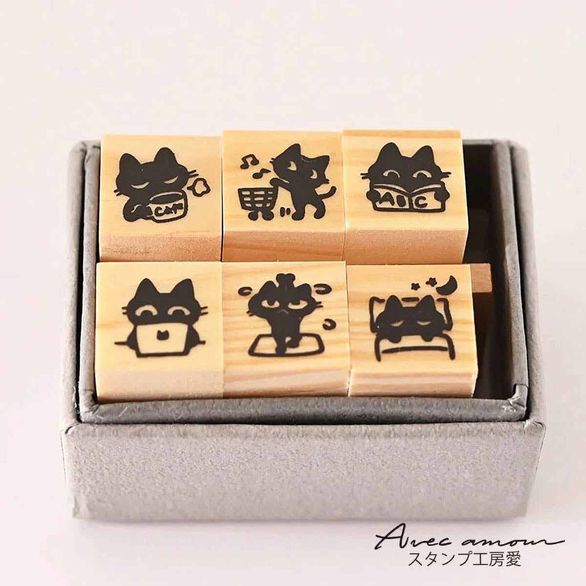 Stempel (Gummi) - Mini Stamp - Set