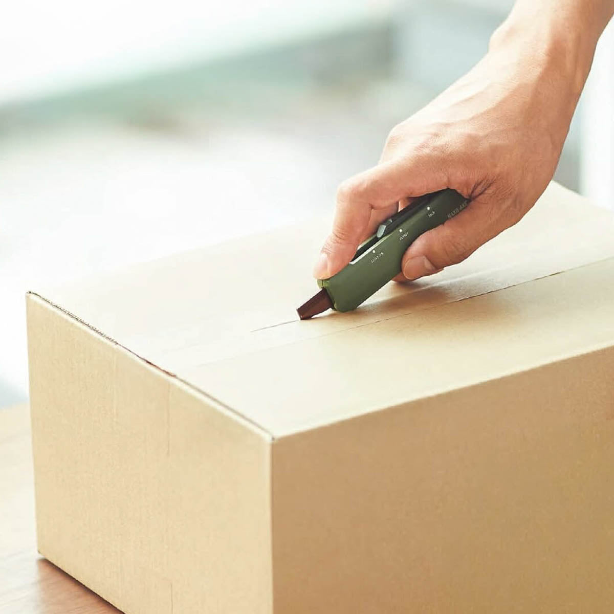 Schere - Kokuyo - HAKO-AKE - 2 Way Cutter - Box Cutter - Scheere - Titanium Blade