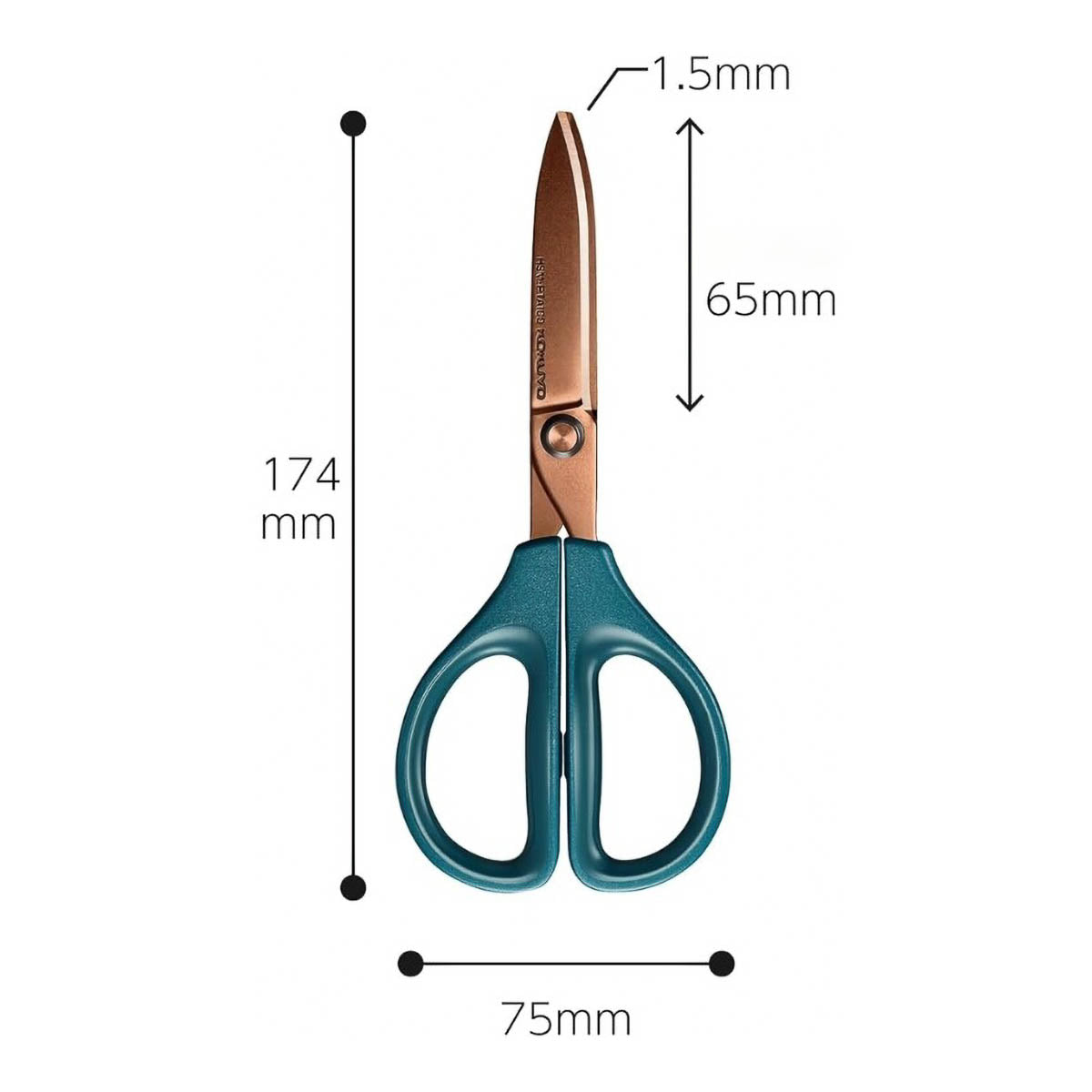Schere - Saxa - Glueless Blade - Titanium - 65mm