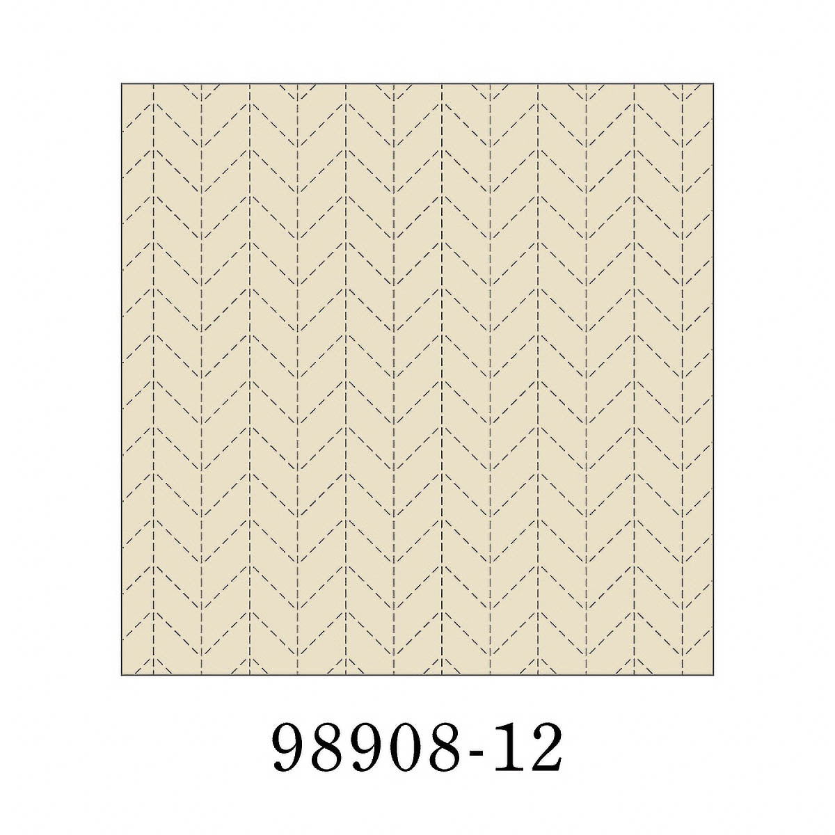 Sashiko-Tuch - COSMO - hidamari - 32 x 32 cm - Herringbone
