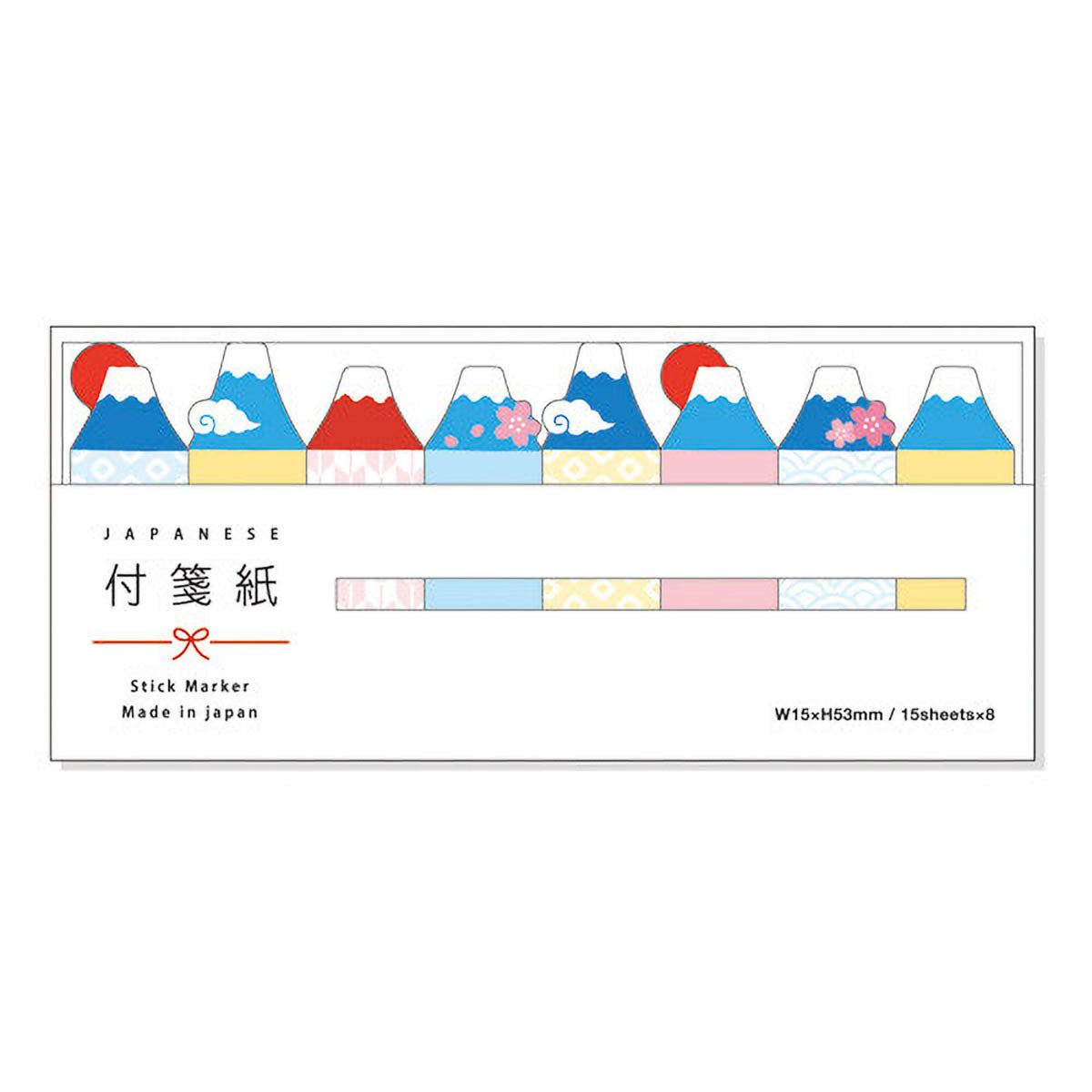 Haftnotizen - Stick Marker - Traditionelle japanische Motive