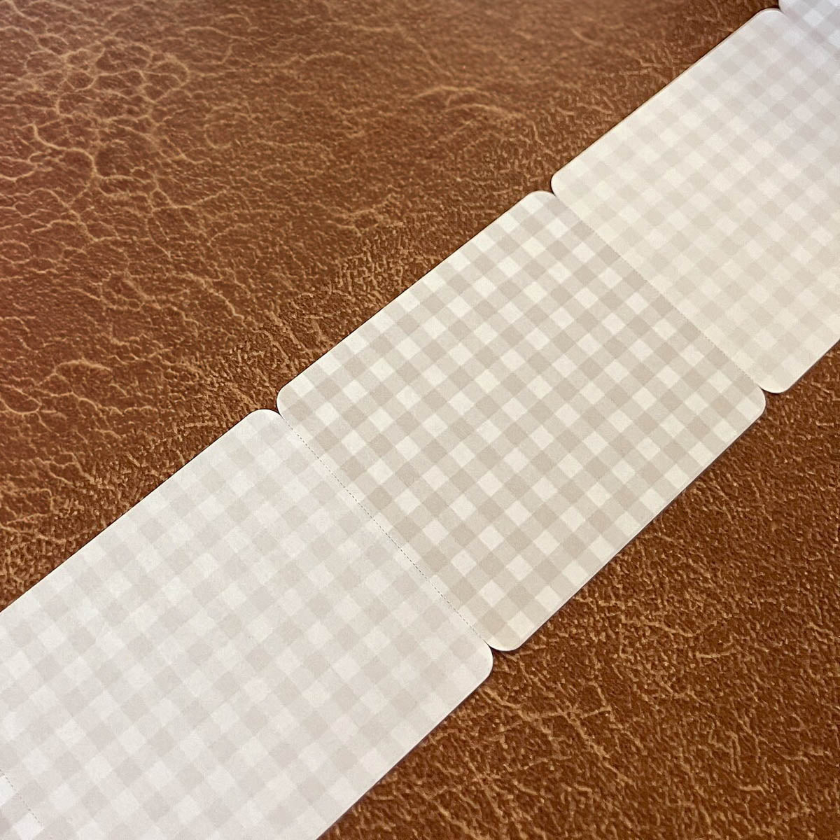 Haftnotizen - Papier Platz - PAPIYA - Gingham Check