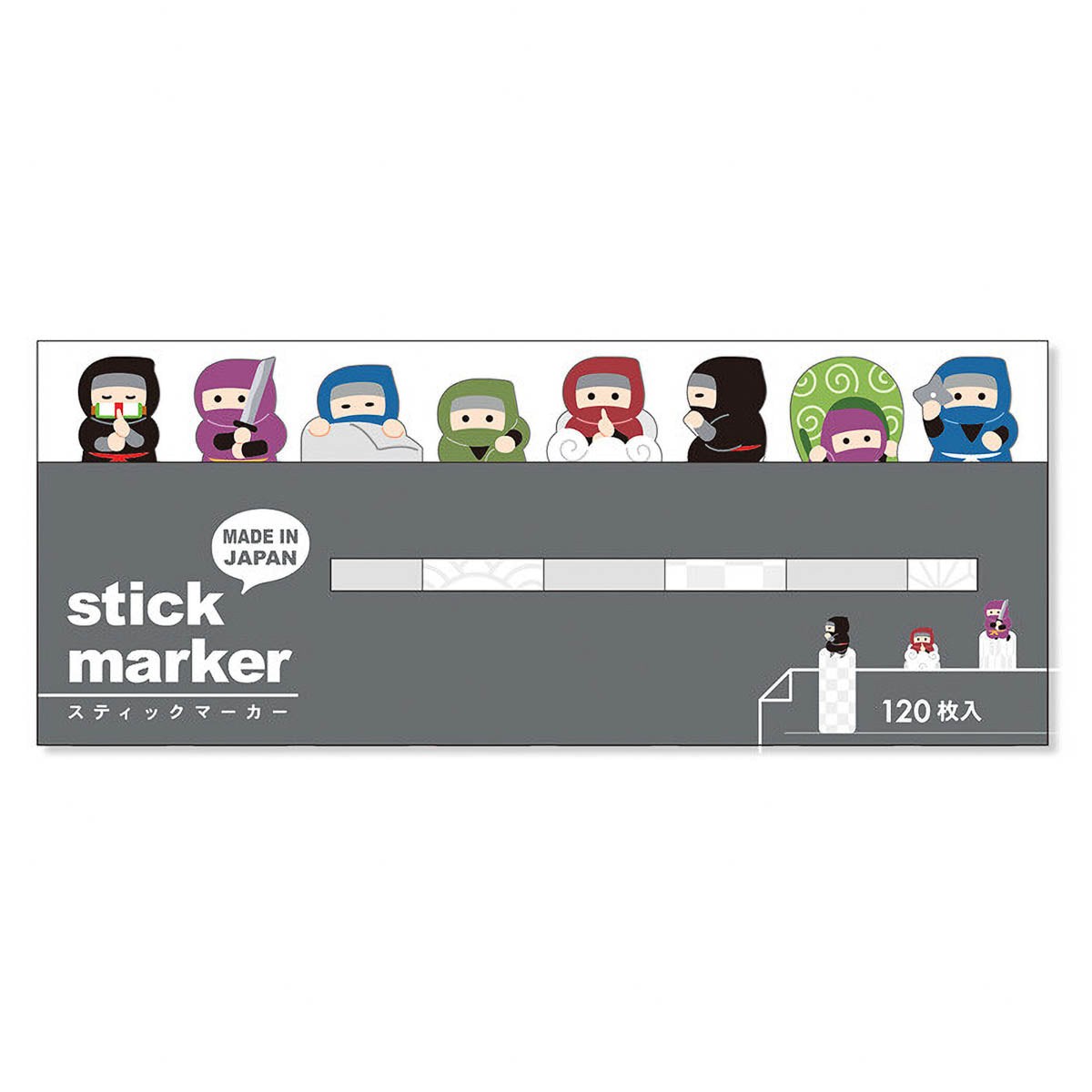 Haftnotizen - Stick Marker - Japanische Motive - 2024