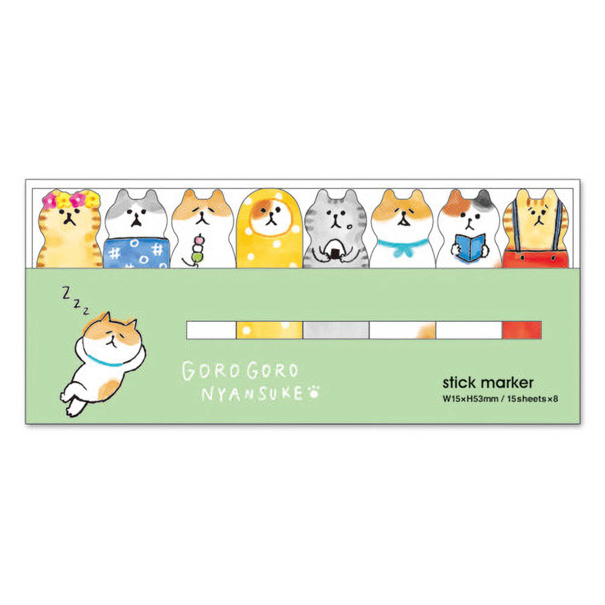 Haftnotizen - Stick Marker - Gorogoro Nyansuke