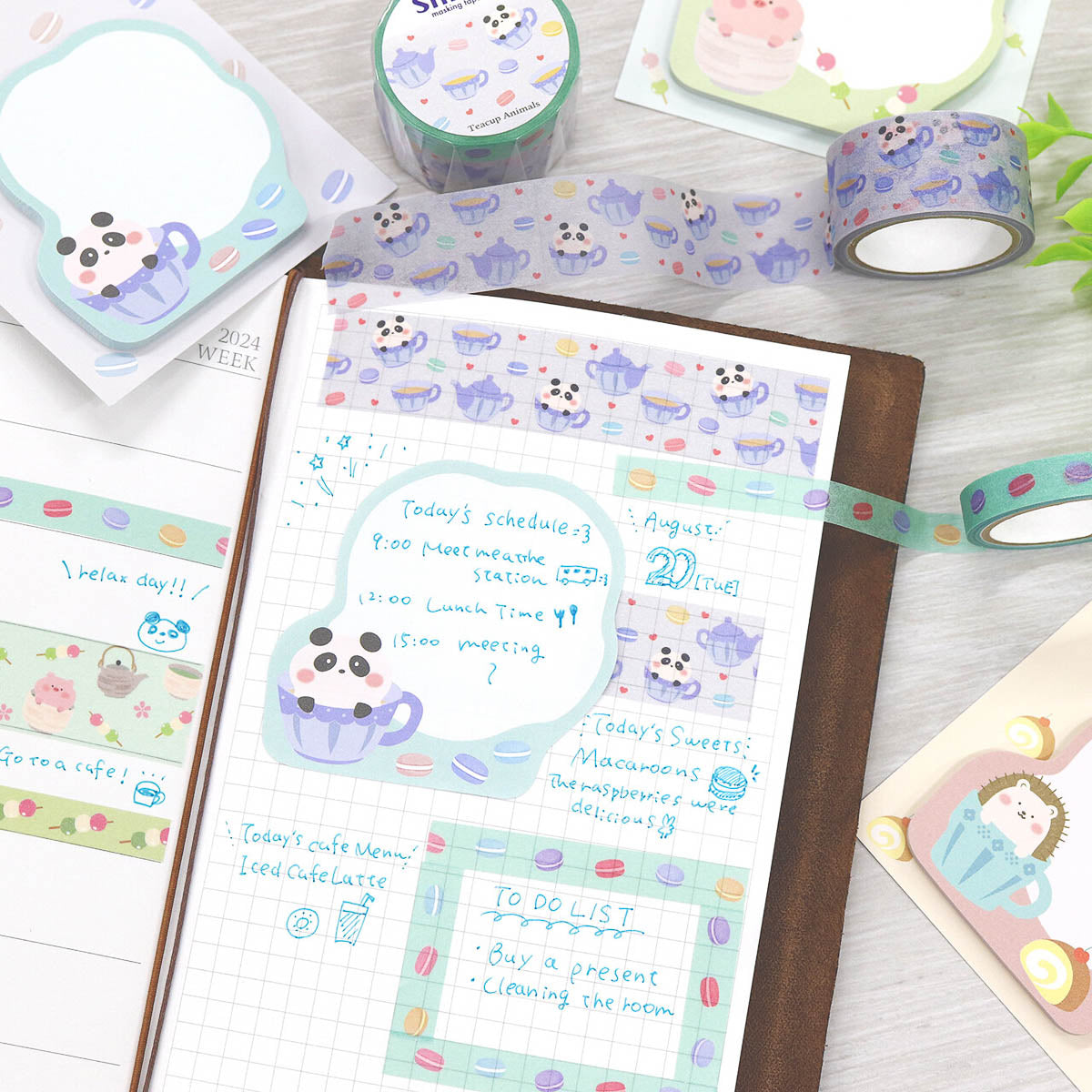 Haftnotizen - Teacup Animals
