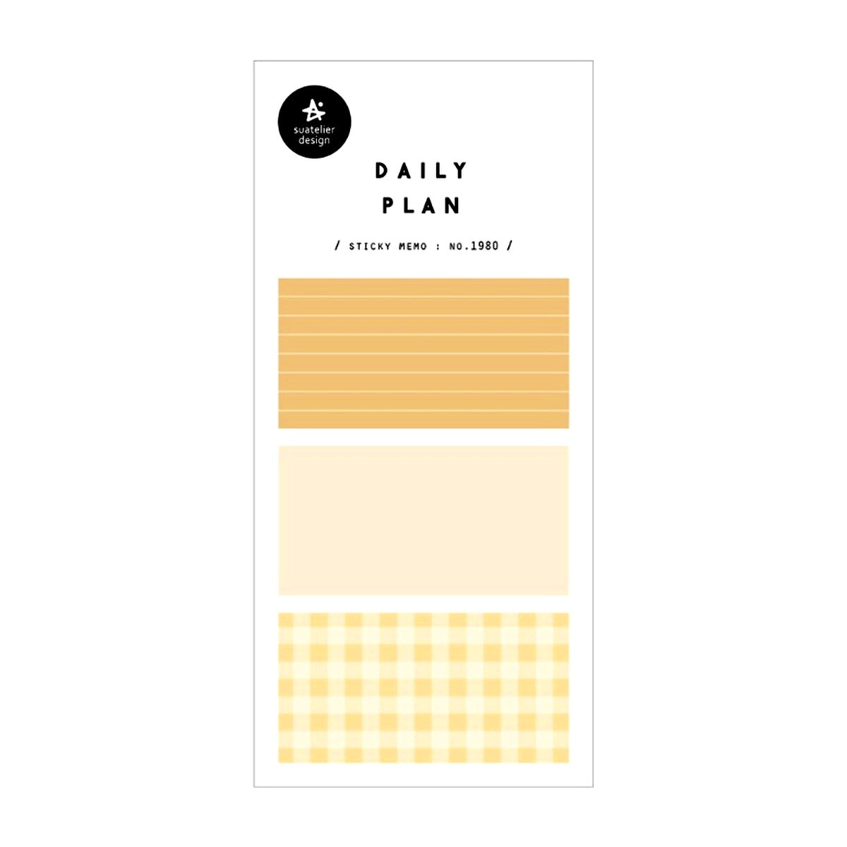 Haftnotizen - Suatelier - DAILY PLAN - Serie 2