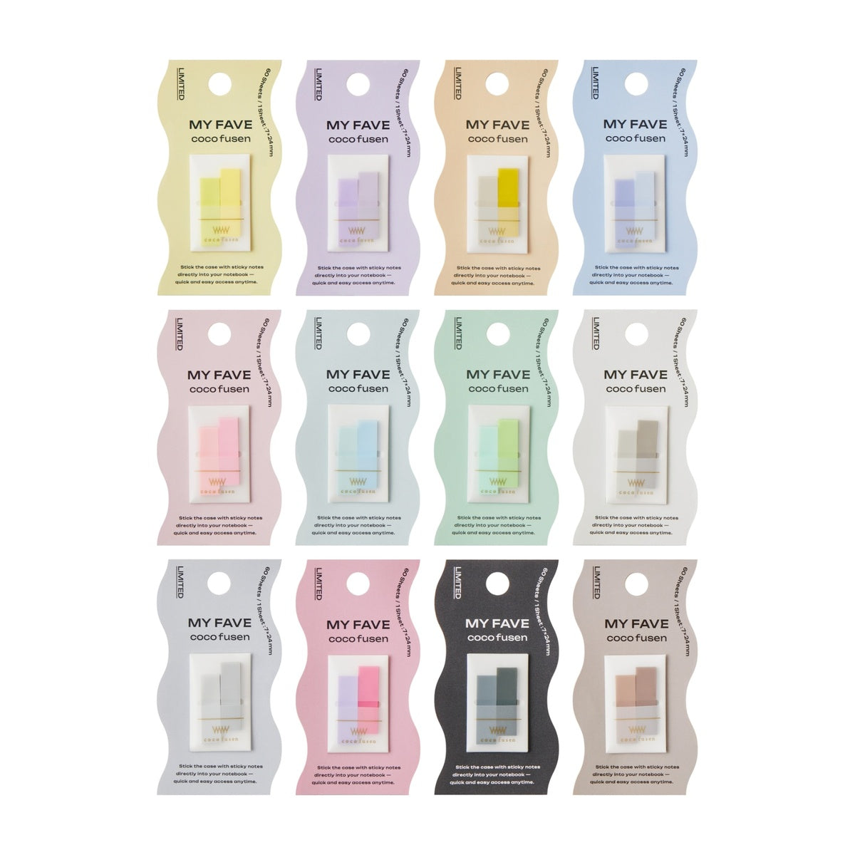 Haftnotizen - coco fusen - MY FAVE - Refill