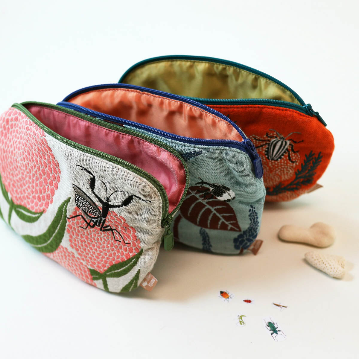 Reißverschlusstasche - moritaMiW - MiW Pouch - Flowers Edition