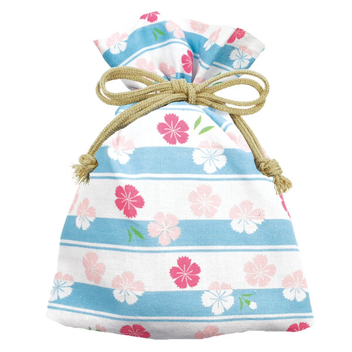 Zubehörtasche - Drawstring Bag - Delicate Carnations