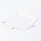 Acrylblock - Quadratisch mit Raster