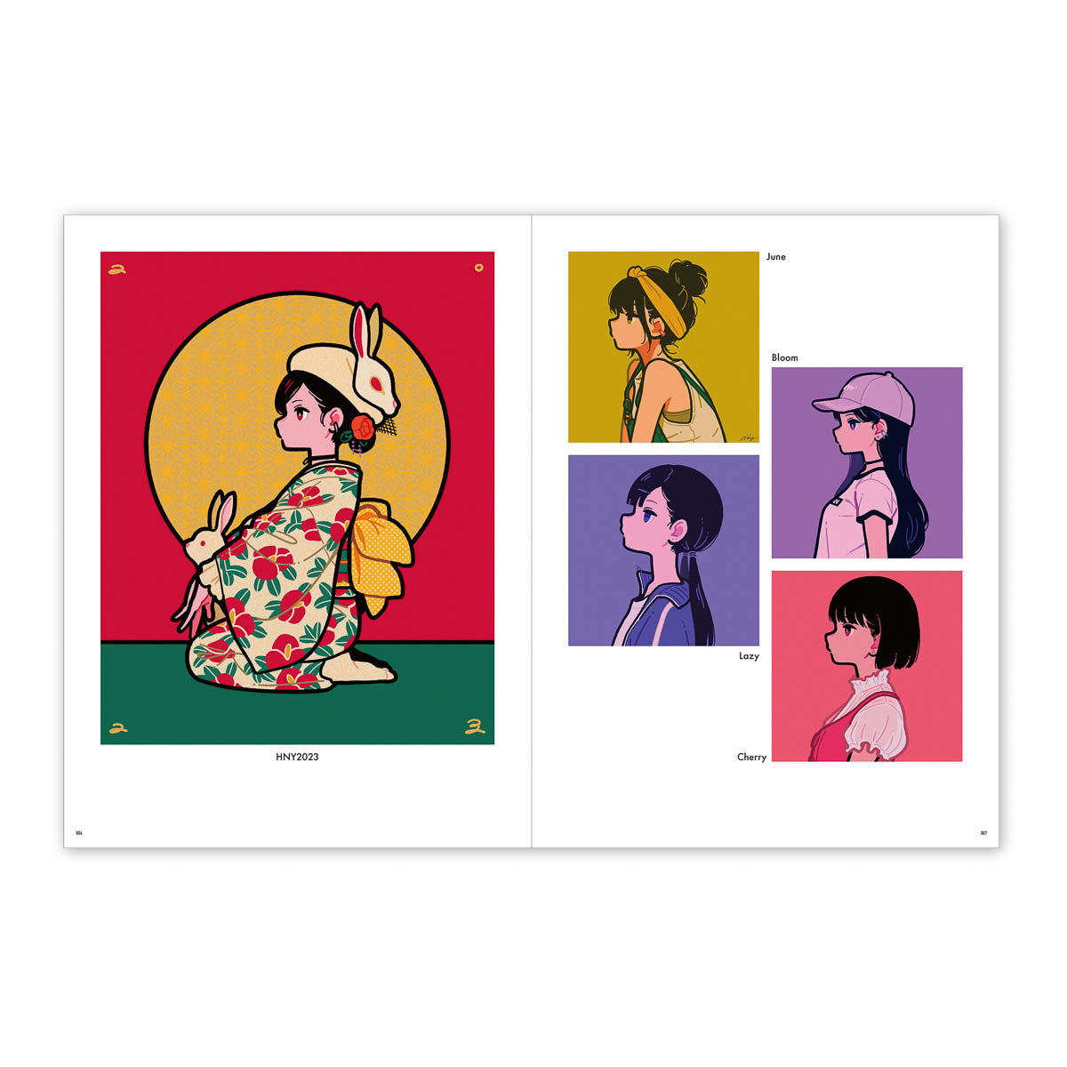 Buch - Showcase - Illustrationen von Yoshimi Miyoshi