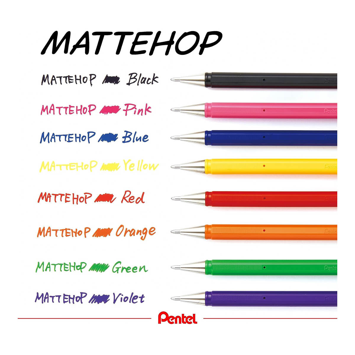 Kugelschreiber - Pentel - MATTEHOP - Color Set