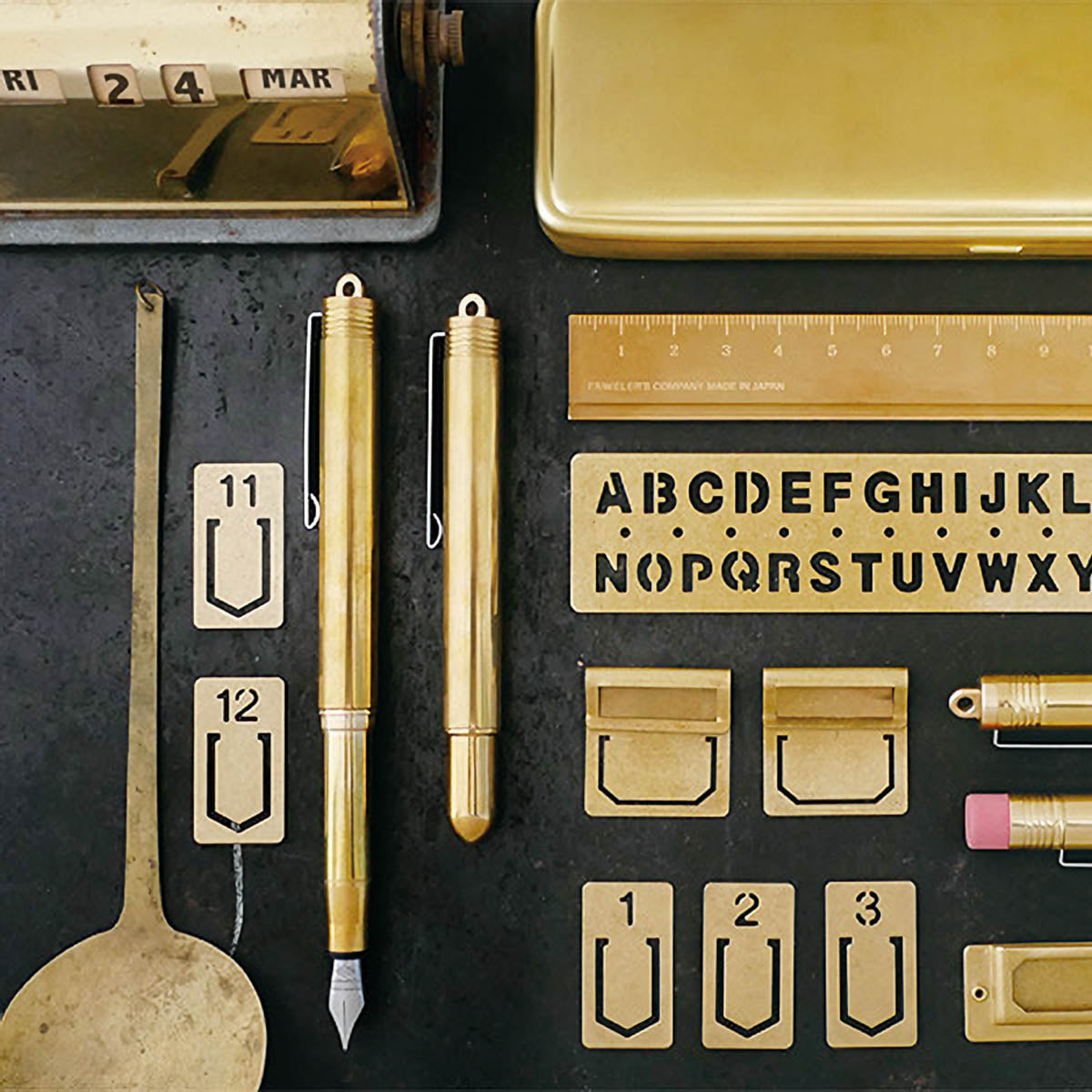 Kugelschreiber - Brass Ballpoint Pen