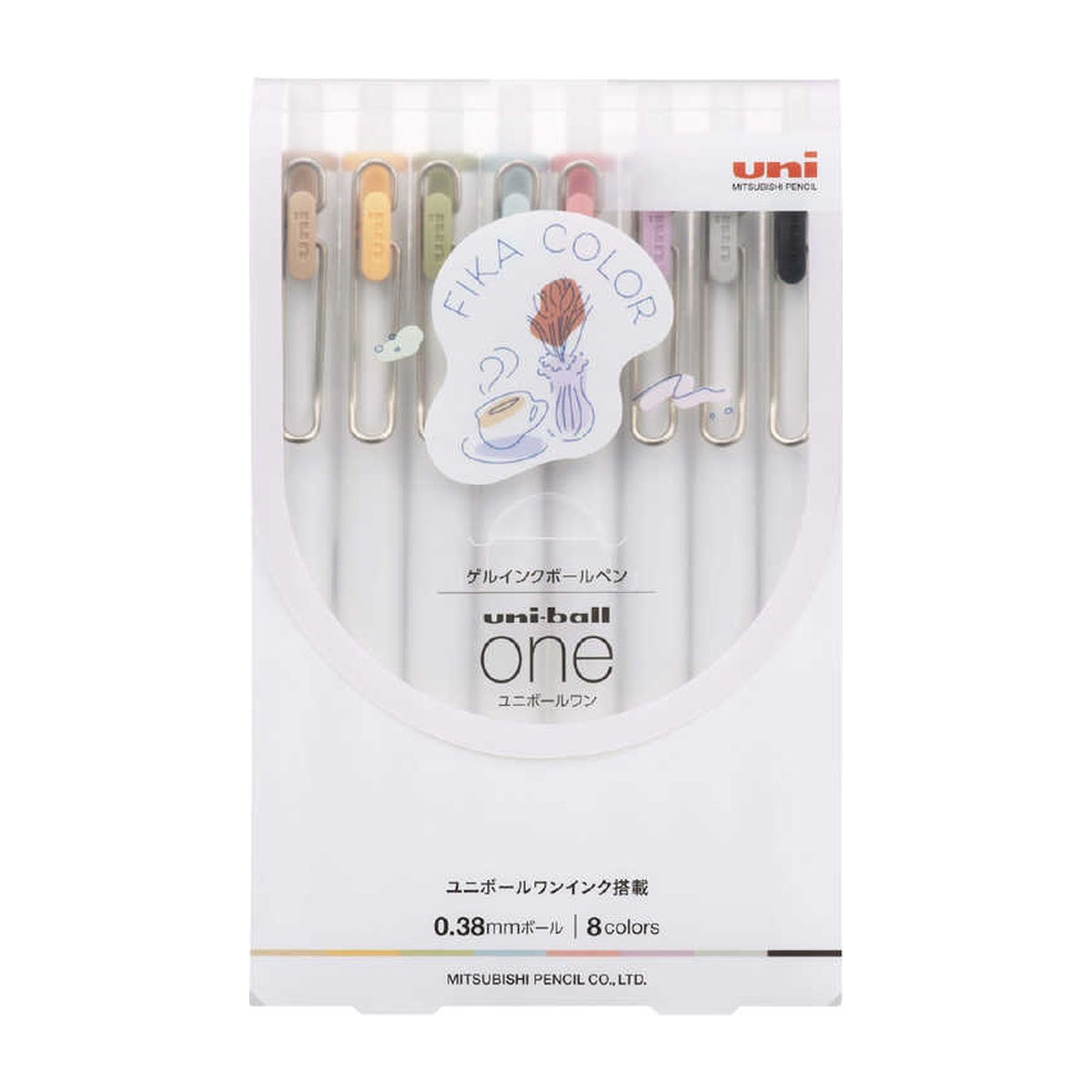 Kugelschreiber - uni-ball one - Fika Color Set - 0.38mm