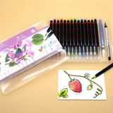 Pinselstift - Akashiya Watercolor Brush »Aya« - klassische Farben
