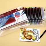 Pinselstift - Akashiya Watercolor Brush »Aya« - klassische Farben