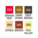 Pinselstift - Kuretake - ZIG Clean Color - Real Brush - 6 Colors Set