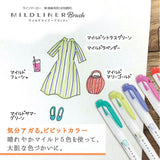 Pinselstift - ZEBRA - Mildliner Brush - 5 Color Set