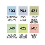 Pinselstift - Kuretake - ZIG Clean Color - Real Brush - 6 Colors Set