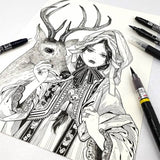 Pinselstift - Kuretake - ZIG - Illustration Basic