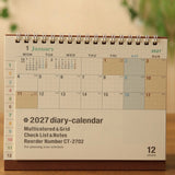 Kalender - 2027 - Desk Calendar - A5