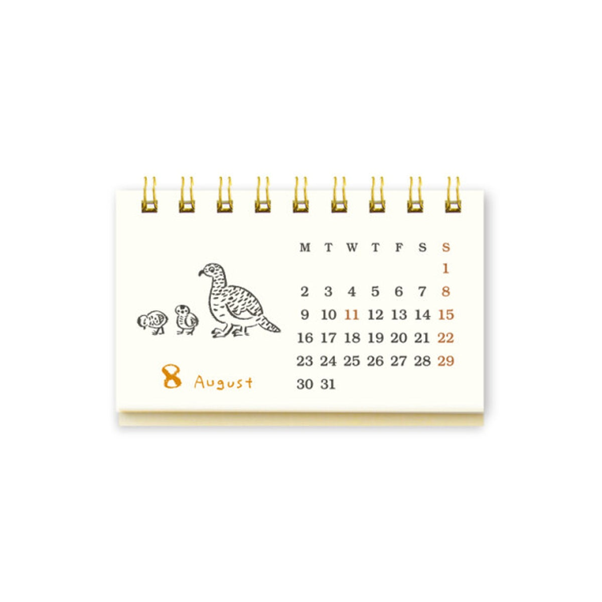 Kalender - 2027 - Desk Calendar - Business Card Size