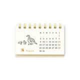 Kalender - 2027 - Desk Calendar - Business Card Size
