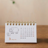 Kalender - 2027 - Desk Calendar - Business Card Size