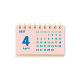 Kalender - 2027 - Desk Calendar - Business Card Size