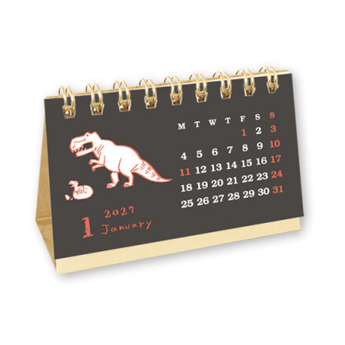 Kalender - 2027 - Desk Calendar - Business Card Size