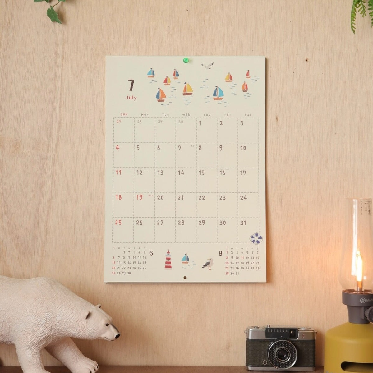Kalender - 2027 - Wall Calendar - Stitch