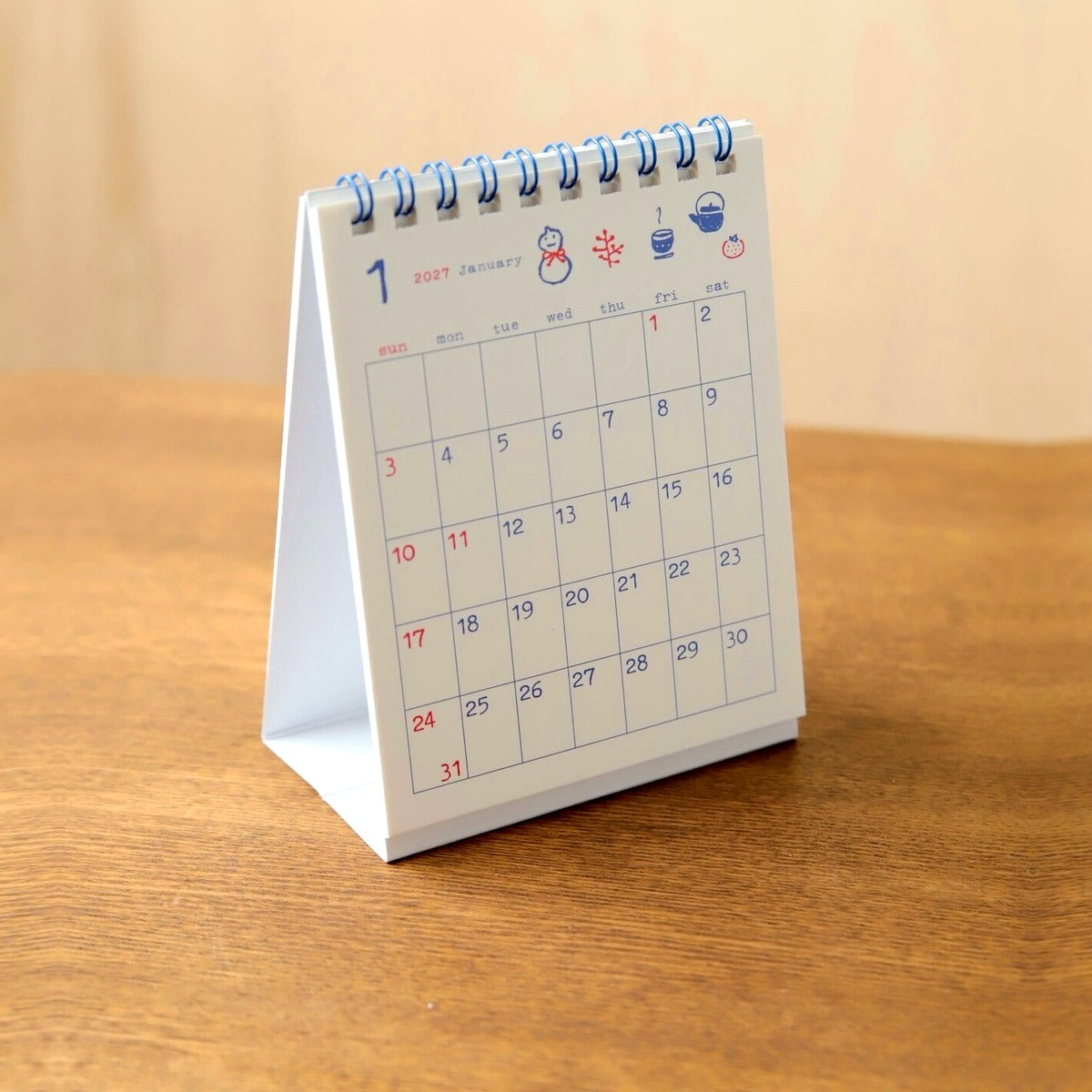 Kalender - 2027 - Desk Calendar - Memo