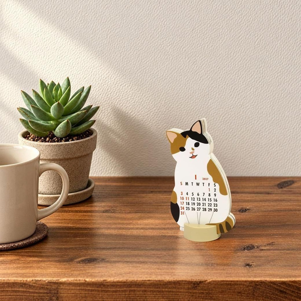 Kalender - 2027 - Mini Stand-Kalender