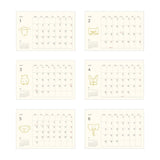 Kalender - 2027 - Tischkalender - Ring-Kalender (quer)