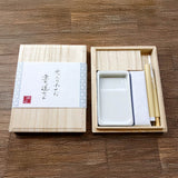Kalligrafie Set - Paulownia Box